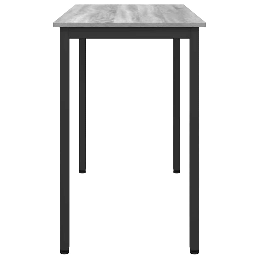 Table Grey Sonoma 100 x 50 x 76.5 cm Engineered Wood and Steel