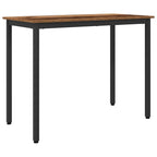Table Old Wood 100 x 50 x 76.5 cm Engineered Wood and Steel