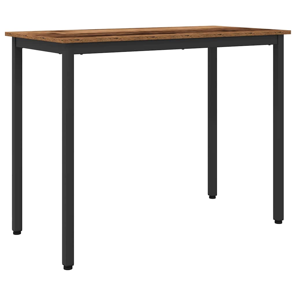 Table Old Wood 100 x 50 x 76.5 cm Engineered Wood and Steel