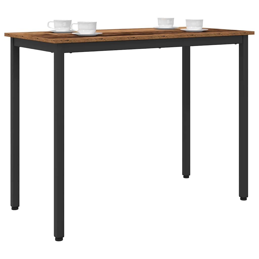 Table Old Wood 100 x 50 x 76.5 cm Engineered Wood and Steel