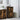 Bathroom Cabinet with Door TULUM Smoked oak 37 x 31.5 x 82 cm