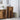 Bathroom Cabinet with Storage TULUM Old wood 37 x 31.5 x 82 cm