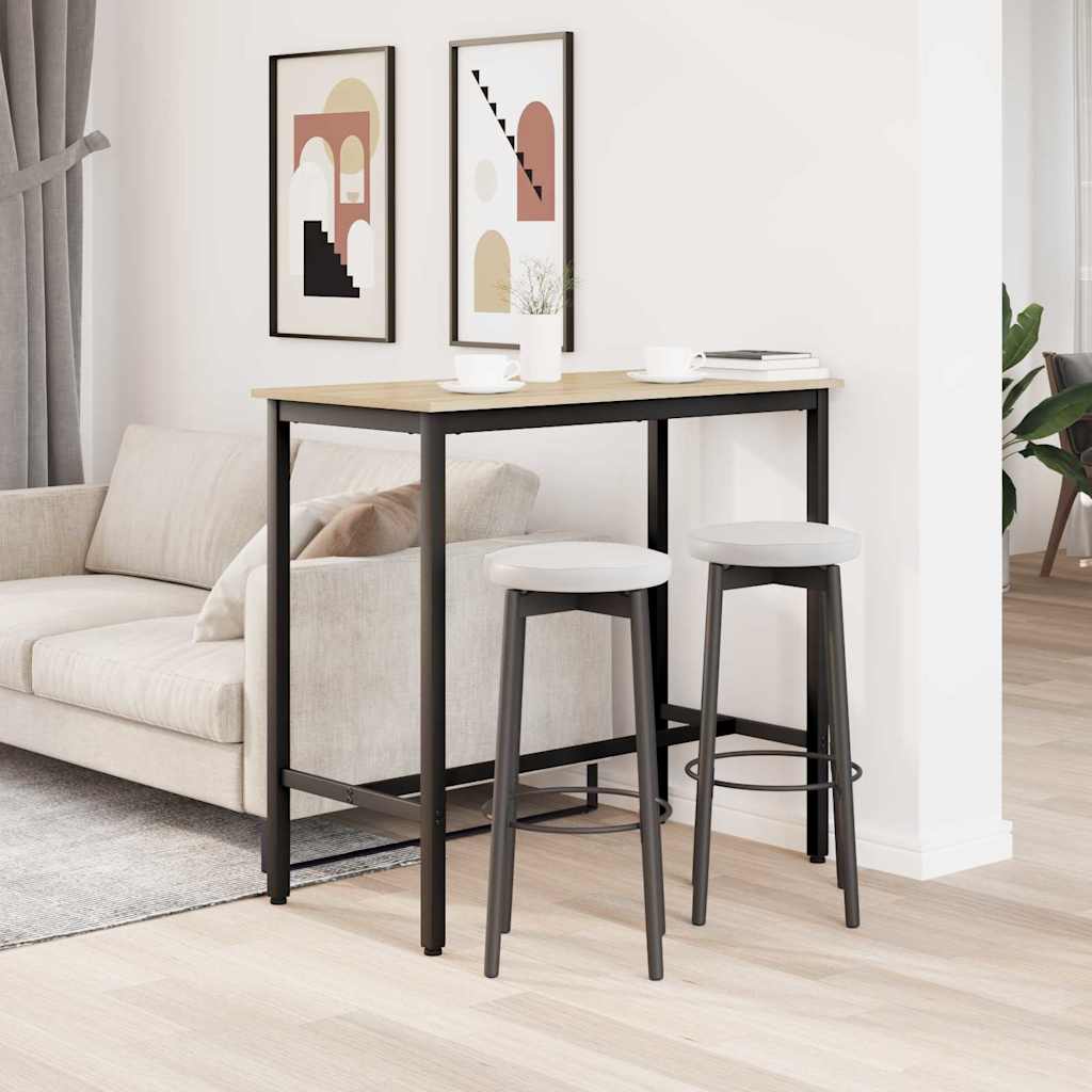 Table Sonoma Oak 100 x 50 x 90.5 cm Engineered Wood and Steel