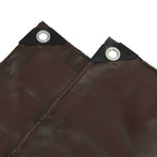 Tarpaulin 650g / m² Brown 5 x 6 m Canvas with PVC Coating