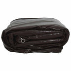 Tarpaulin 650g / m² Brown 1.5 x 2 m Canvas with PVC Coating