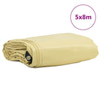 Tarpaulin 650g / m² Beige 5 x 8 m Canvas with PVC Coating