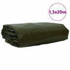 Tarpaulin 650g / m² Olive Green 1.5 x 20 m