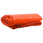 Tarpaulin 650g / m² Orange 2 x 3 m Canvas with PVC Coating