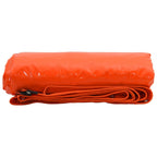 Tarpaulin 650g / m² Orange 4 x 4 m Canvas with PVC Coating