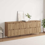 Storage Cabinet 3 pcs Artisan Oak 60 x 35 x 70 cm