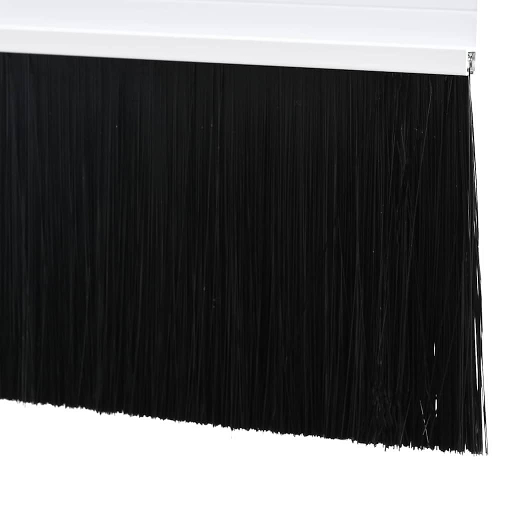 Screw-on Door Brush Seals 2 pcs White 100 cm Aluminium Alloy