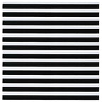 Screw-on Door Brush Seals 12 pcs White 100 cm Aluminium Alloy