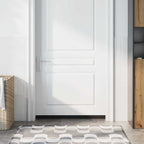 Screw-on Door Brush Seals 2 pcs White 100 cm Aluminium Alloy