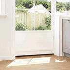 Screw-on Door Brush Seals 12 pcs White 100 cm Aluminium Alloy