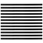 Screw-on Door Brush Seals 12 pcs White 100 cm Aluminium Alloy