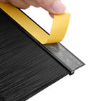 Self-adhesive Door Brush Seals 2 pcs Black 100 cm