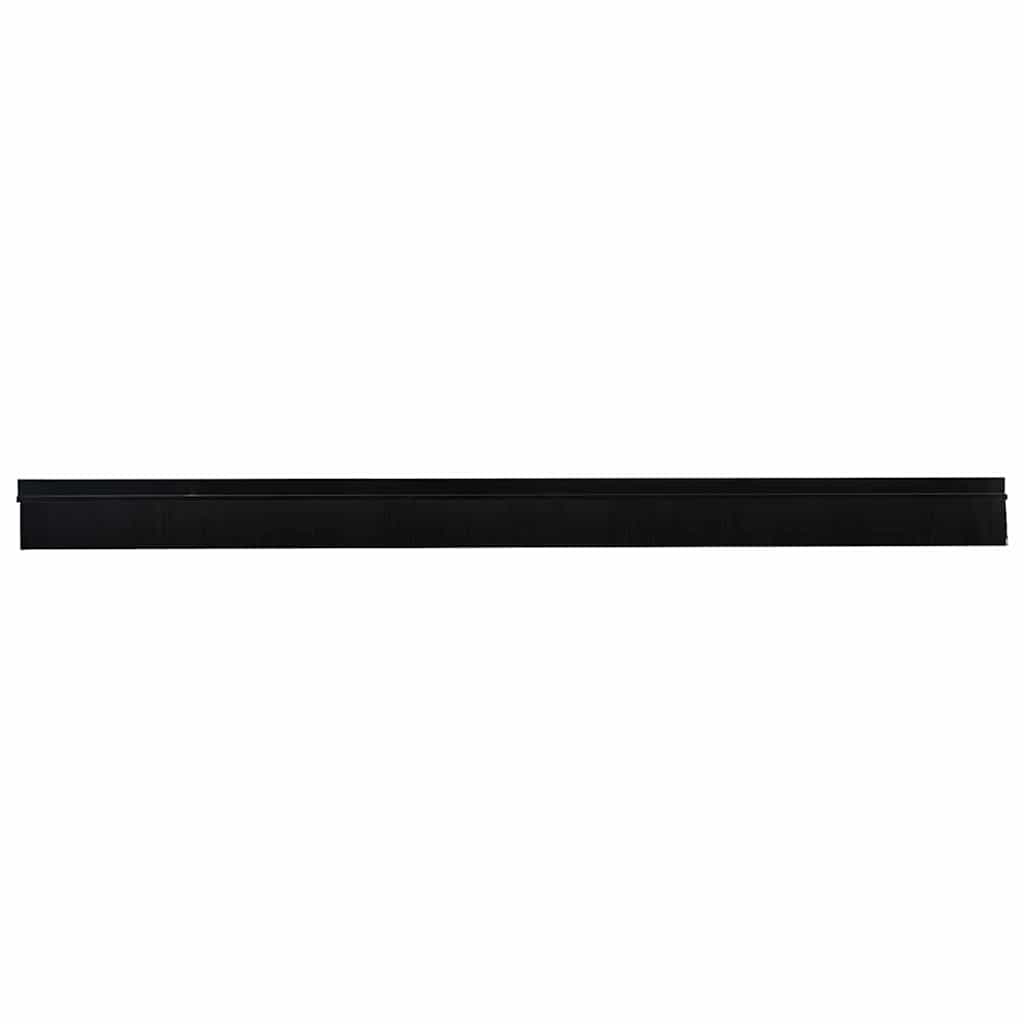 Self-adhesive Door Brush Seals 2 pcs Black 100 cm