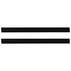 Self-adhesive Door Brush Seals 2 pcs Black 100 cm