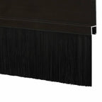 Self-adhesive Door Brush Seals 6 pcs Black 100 cm