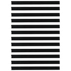 Self-adhesive Door Brush Seals 12 pcs Black 100 cm