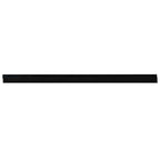 Self-adhesive Door Brush Seals 12 pcs Black 100 cm