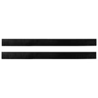 Self-adhesive Door Brush Seals 2 pcs Black 100 cm