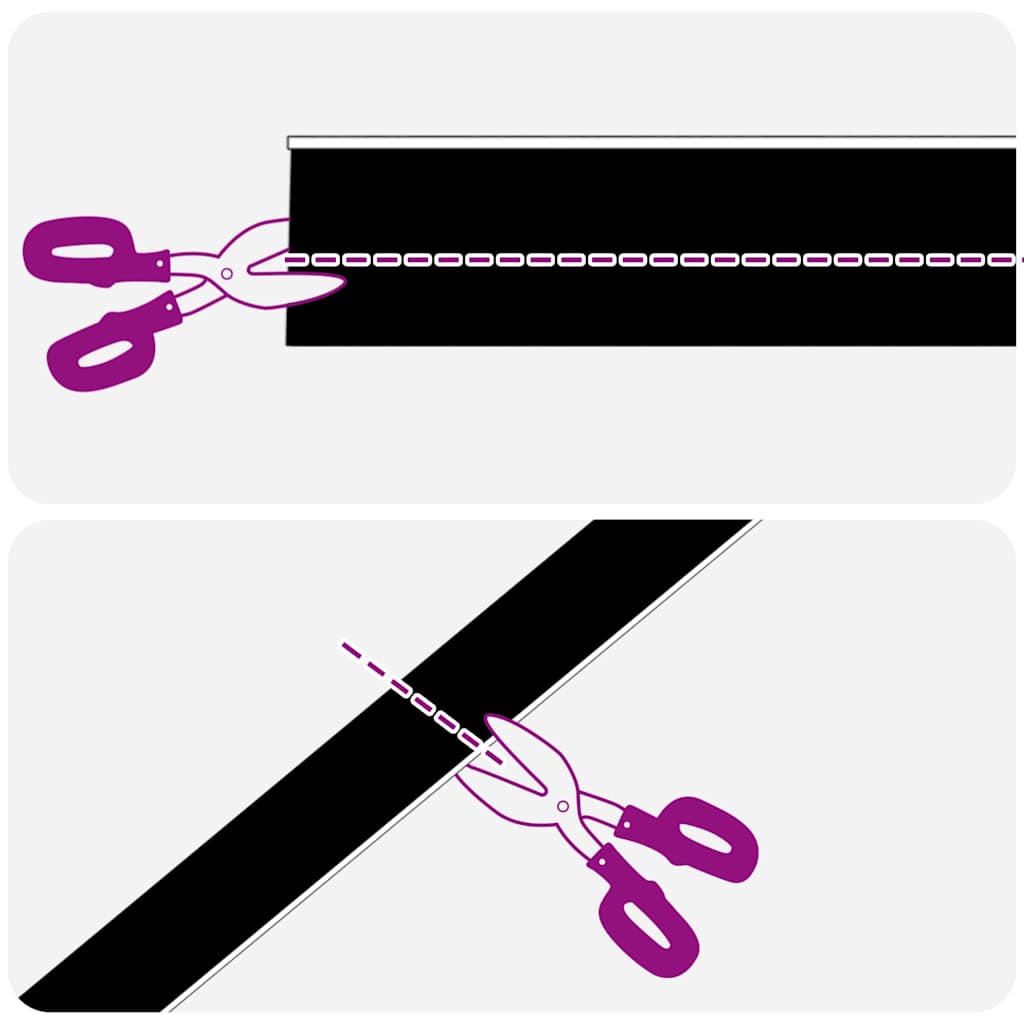 Self-adhesive Door Brush Seals 2 pcs Black 100 cm