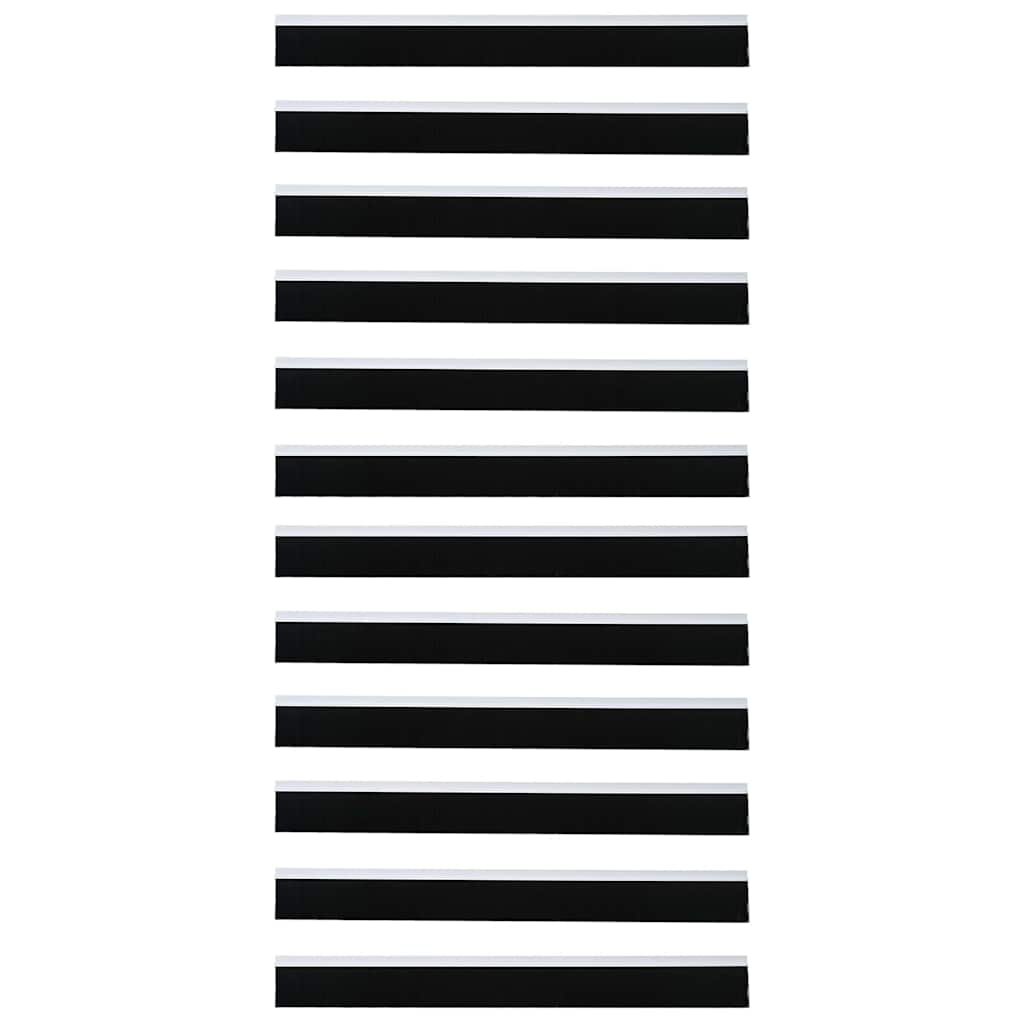 Self-adhesive Door Brush Seals 6 pcs Black 100 cm