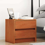 Bedside Tables 2 pcs Wax Brown 40 x 30.5 x 35.5 cm Pine Wood