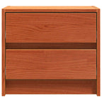 Bedside Tables 2 pcs Wax Brown 40 x 30.5 x 35.5 cm Pine Wood