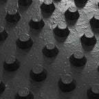 Drainage Sheet Black 0.5 x 10 m HDPE