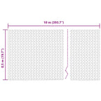 Drainage Sheet Black 0.5 x 10 m HDPE