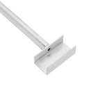 suitable for Flat Tarpaulin Bracket 2 pcs Silver 130-210 cm