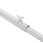 suitable for Flat Tarpaulin Bracket 2 pcs Silver 130-210 cm