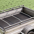 suitable for Flat Tarpaulin Bracket 4 pcs Silver 130-210 cm