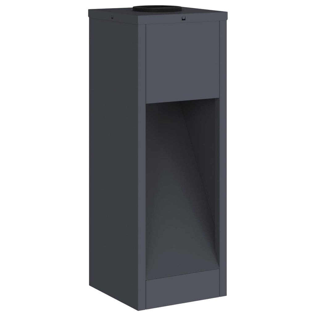 Solar Led Pathway Light 2 pcs Anthracite Cold Rolled Steel