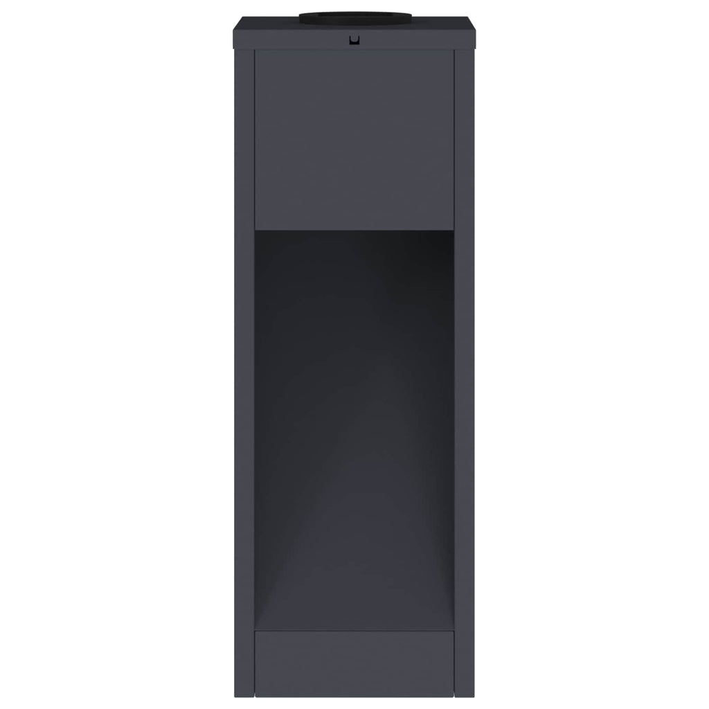 Solar Led Pathway Light 2 pcs Anthracite Cold Rolled Steel