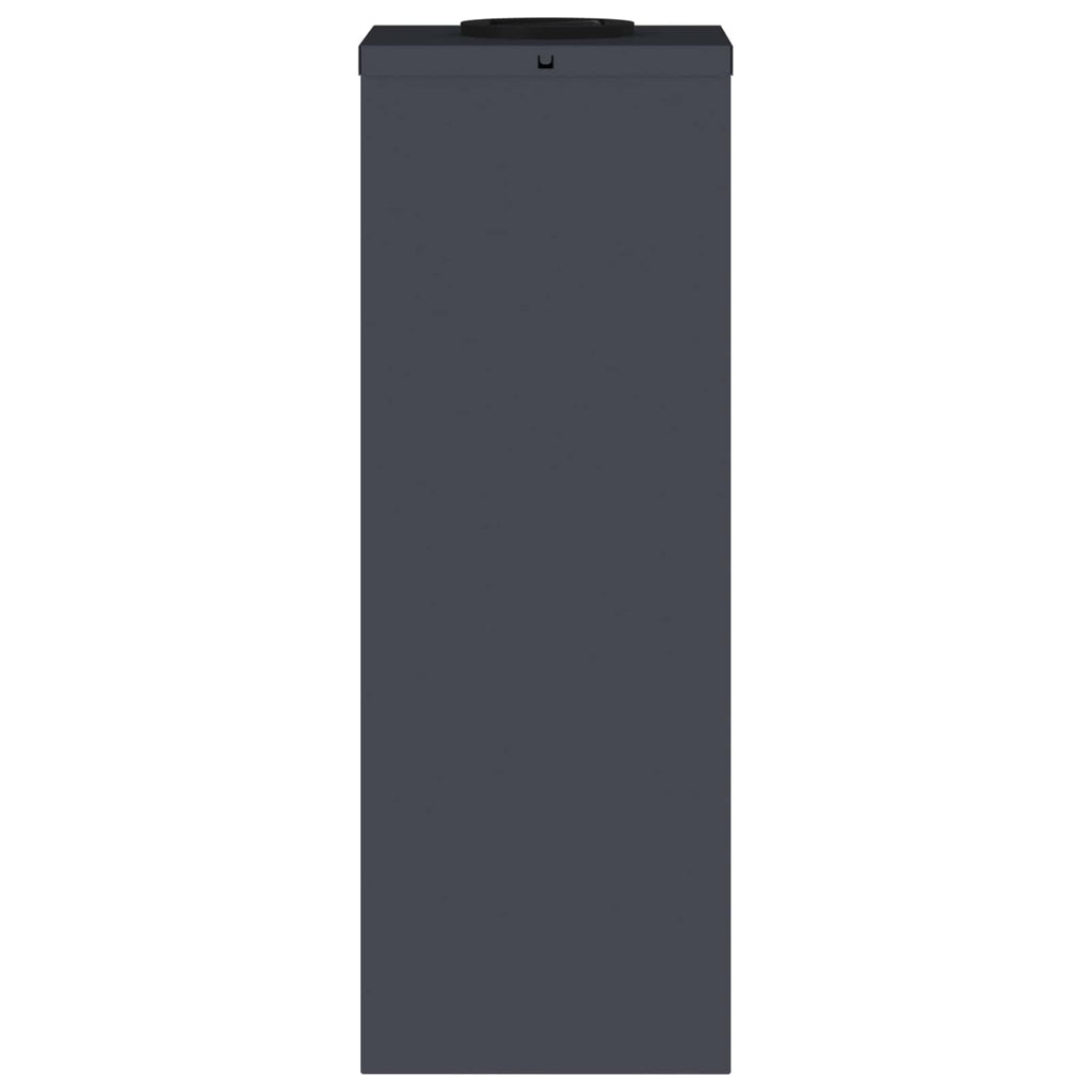 Solar Led Pathway Light 2 pcs Anthracite Cold Rolled Steel