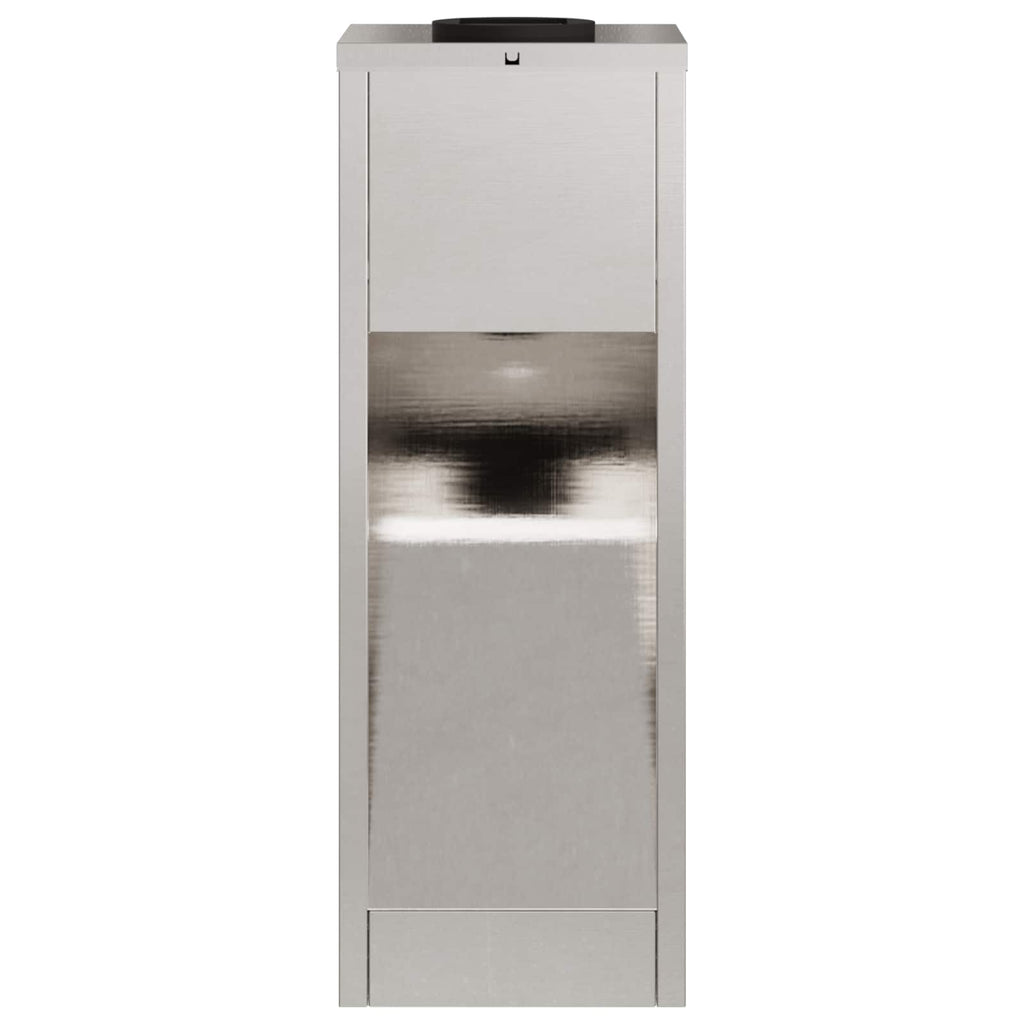 Solar Led Pathway Light 2 pcs Stainless Steel Stainless Steel