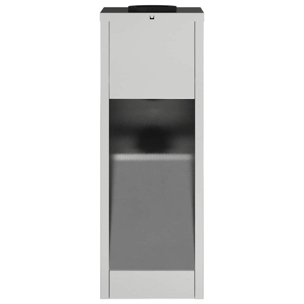 Solar Led Pathway Light 2 pcs Galvanized Galvanized