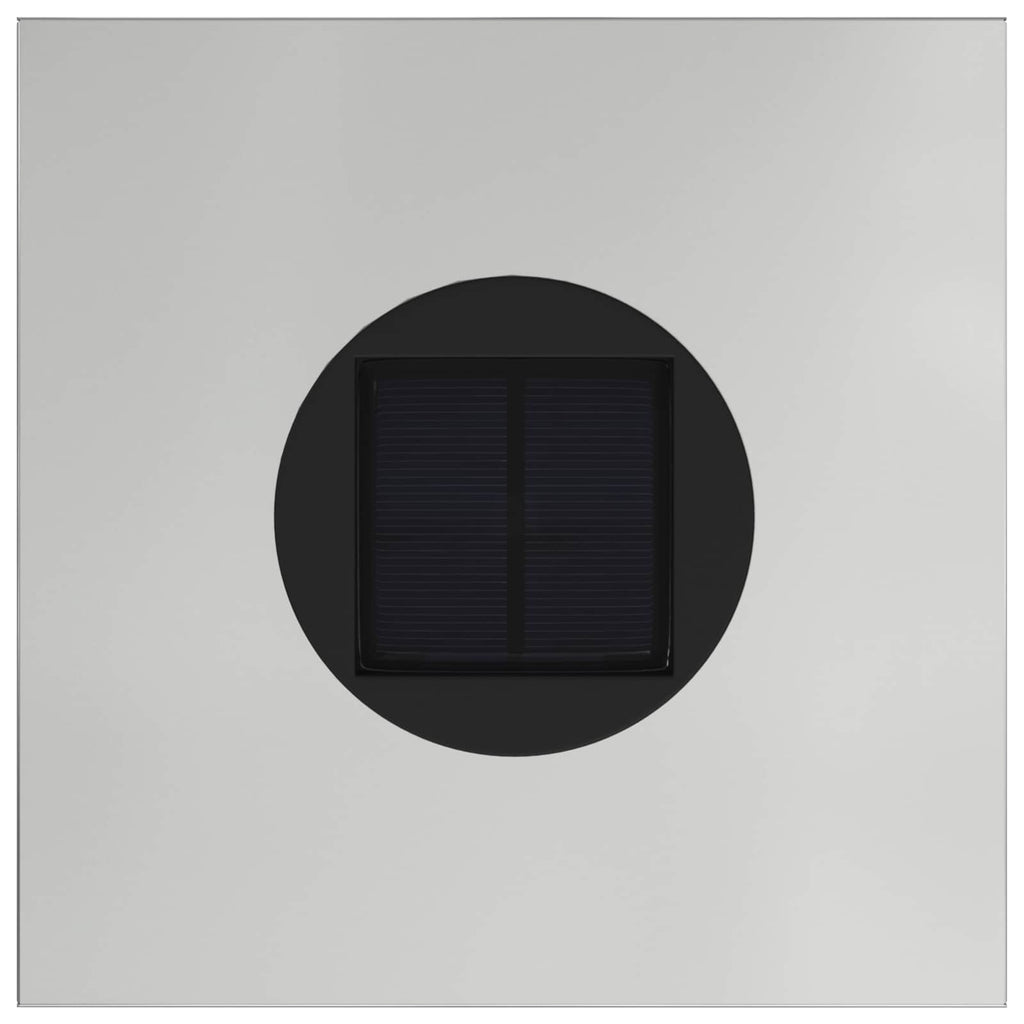 Solar Led Pathway Light 2 pcs Galvanized Galvanized