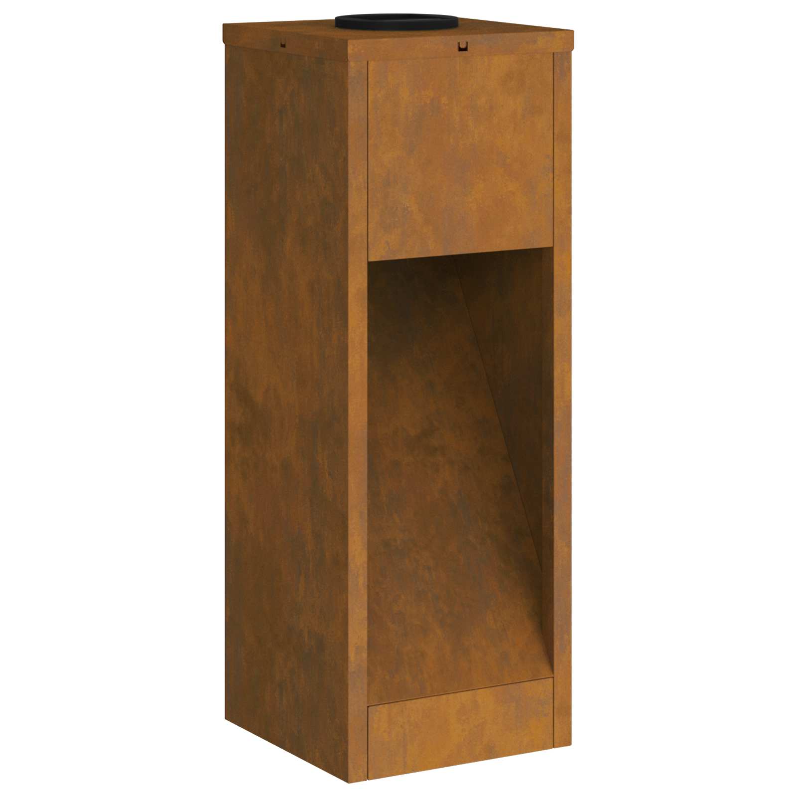 Solar Led Pathway Light 2 pcs Corten Steel Corten Steel