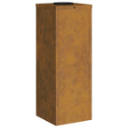 Solar Led Pathway Light 2 pcs Corten Steel Corten Steel