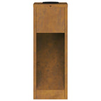 Solar Led Pathway Light 2 pcs Corten Steel Corten Steel