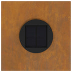 Solar Led Pathway Light 2 pcs Corten Steel Corten Steel