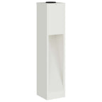 Solar Led Pathway Light 2 pcs White Cold Rolled Steel