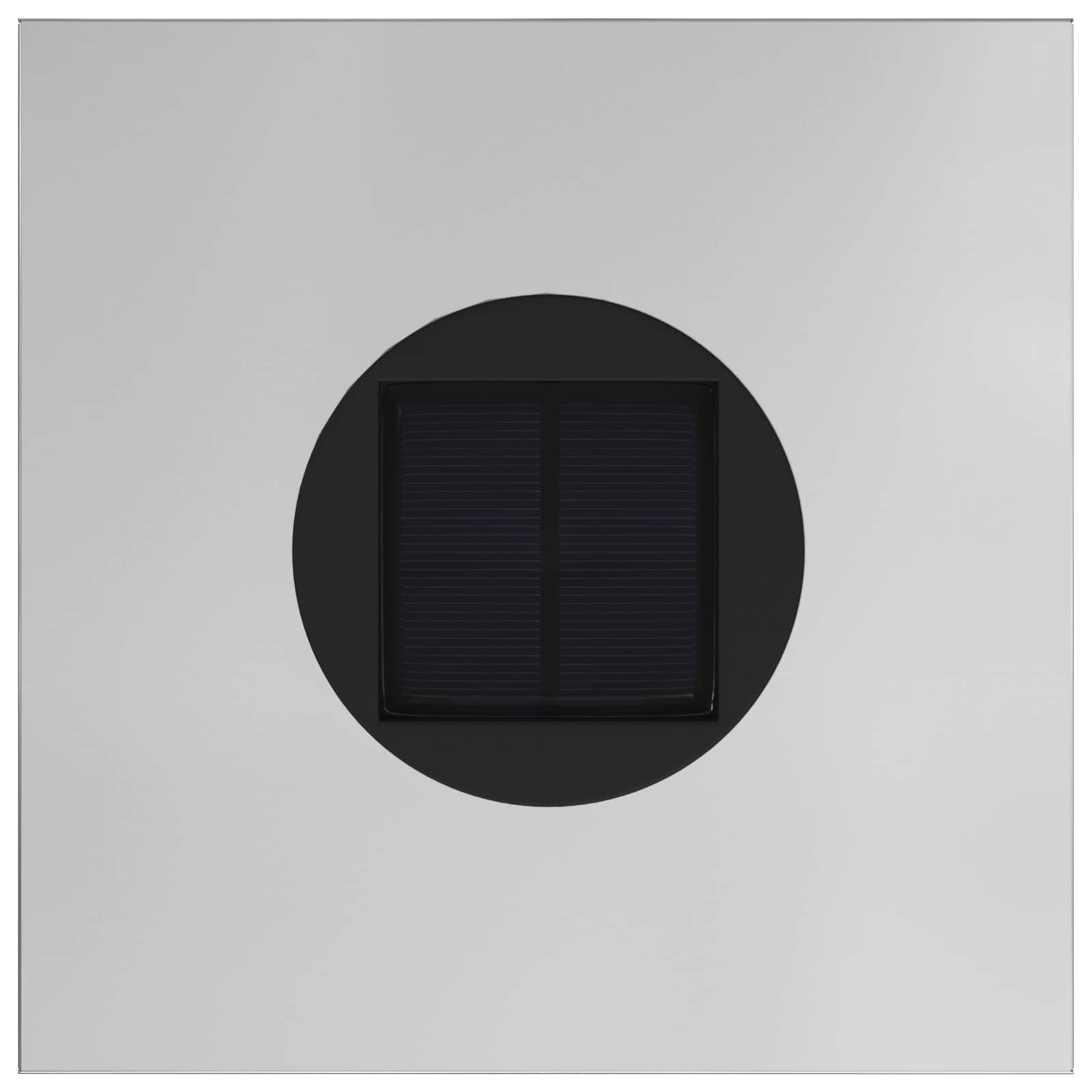 Solar Led Pathway Light 2 pcs Galvanized Galvanized