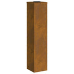 Solar Led Pathway Light 2 pcs Corten Steel Corten Steel