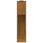 Solar Led Pathway Light 2 pcs Corten Steel Corten Steel