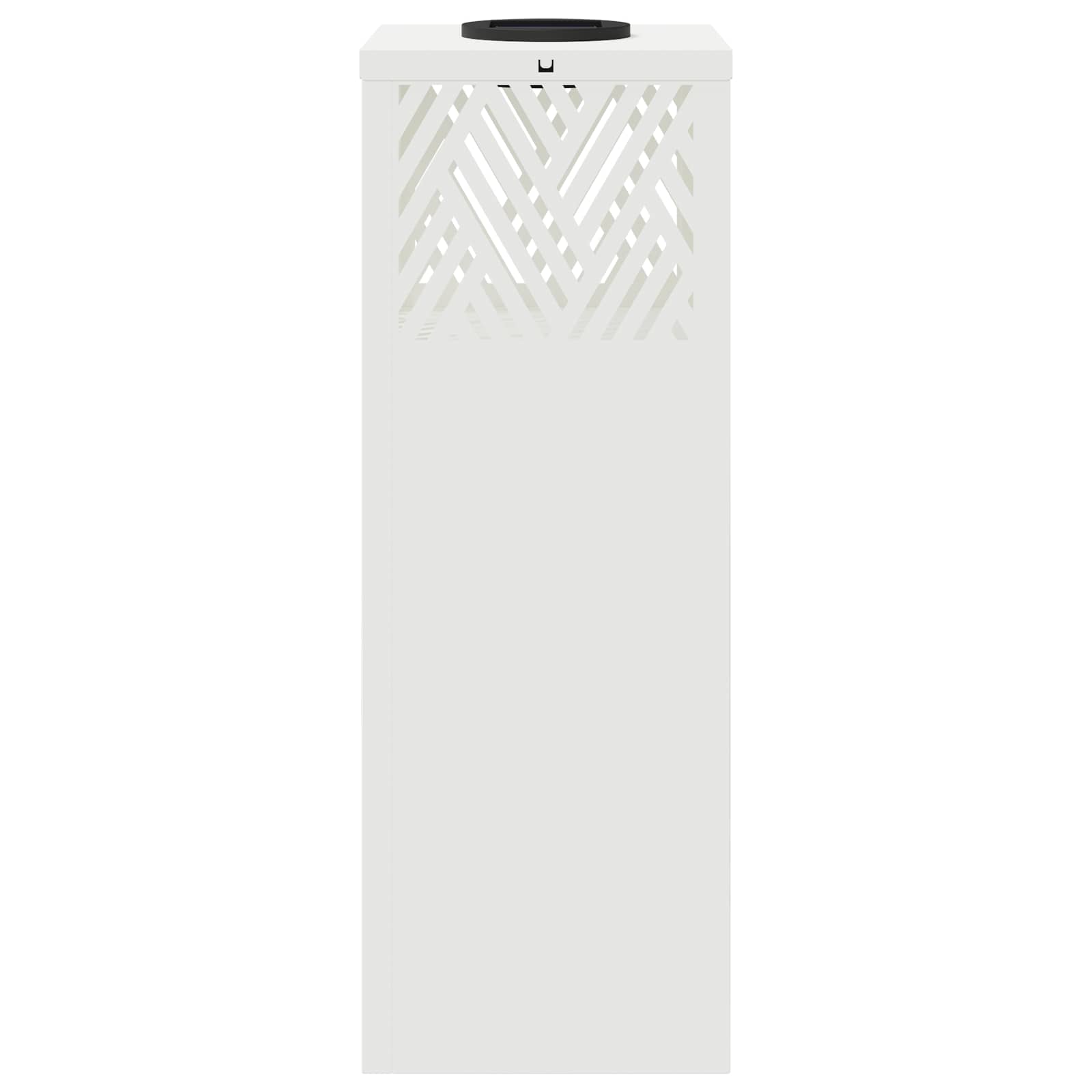 Solar LED Pathway Light 2 pcs White Cold Rolled Steel